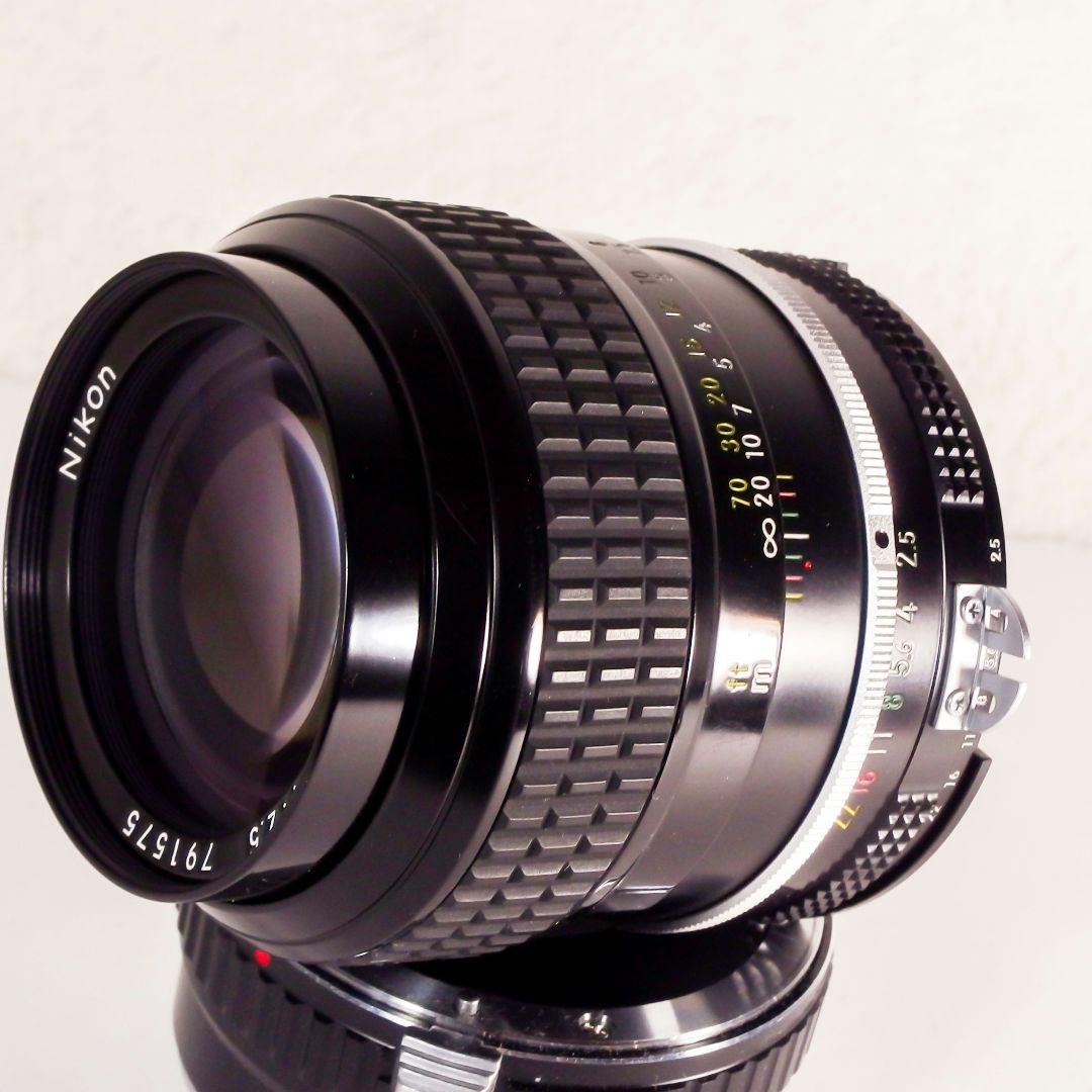 完動美品 ニコン Nikkor Ai 105mm f2.5 光学 外装共 綺麗