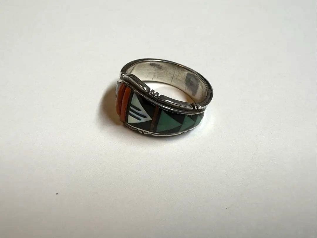 【ヴィンテージ ネイティブアメリカン インレイリング】