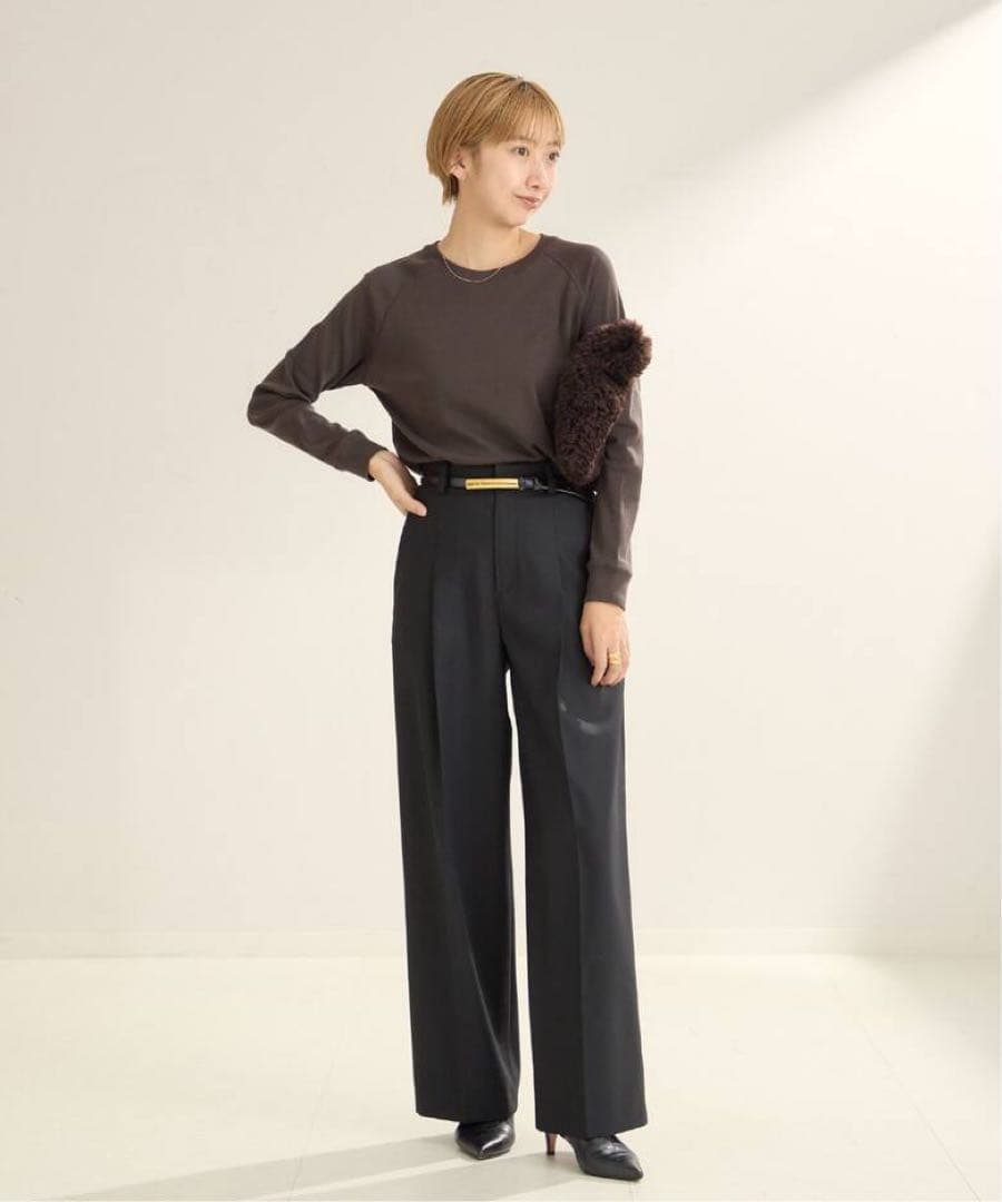 plage アトリエ アンボワーズ 別注 TUBE ベルト ブラック プラージュ