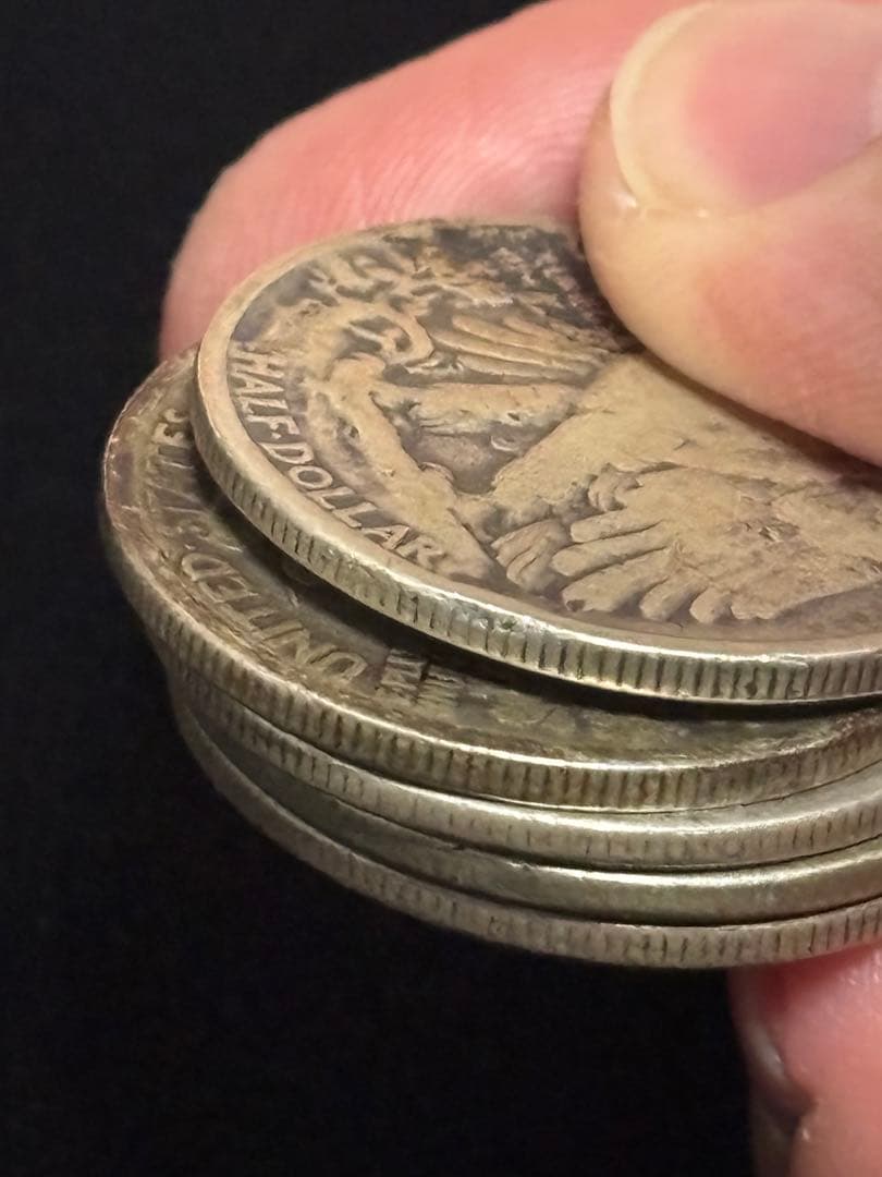 状態揃えハーフダラー 5枚セット【ウォーキングリバティ1941年】