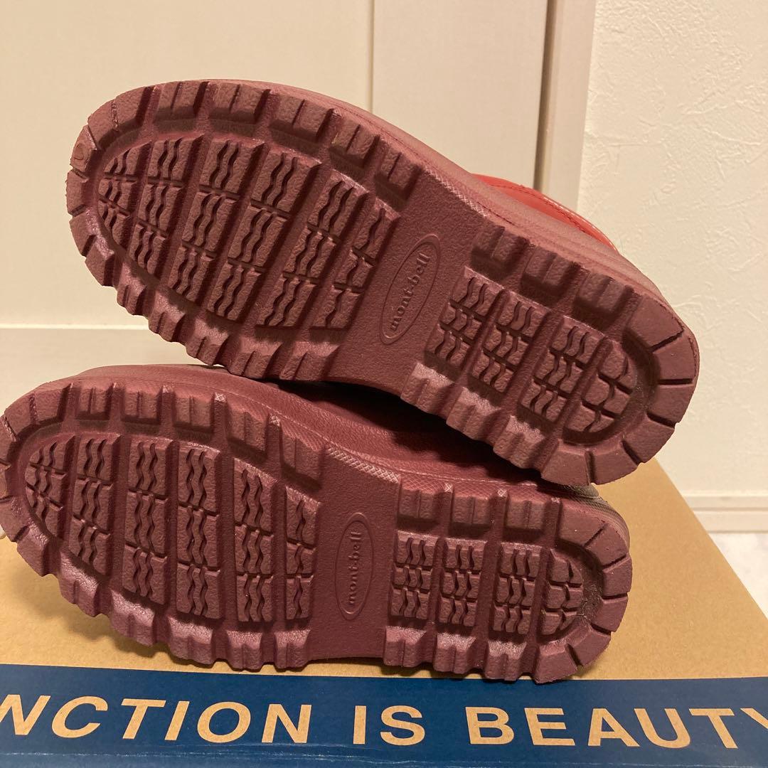 mont-bell 赤 ブーツ ジャケット　ズボン　手袋　　防水・防寒