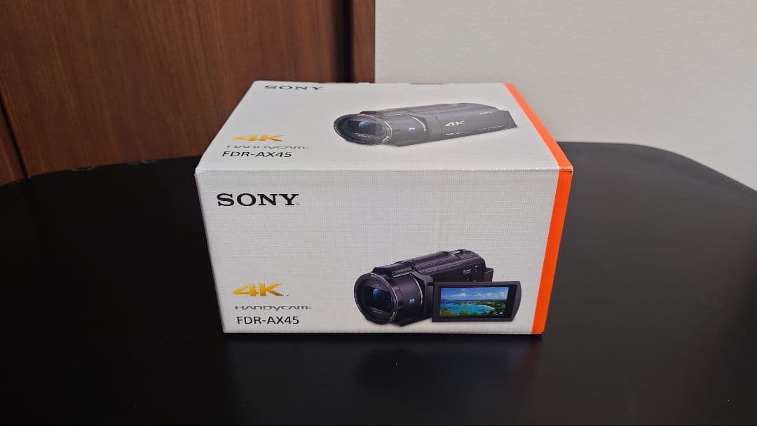 SONY 4Kビデオカメラ FDR-AX45 本体 ケース 三脚 スタンドポット