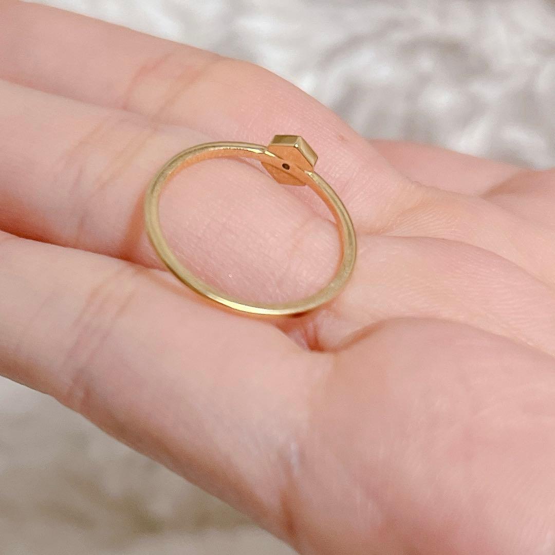 アーカー　ルーシュダイヤモンド リング　18Kイエローゴールド　11号