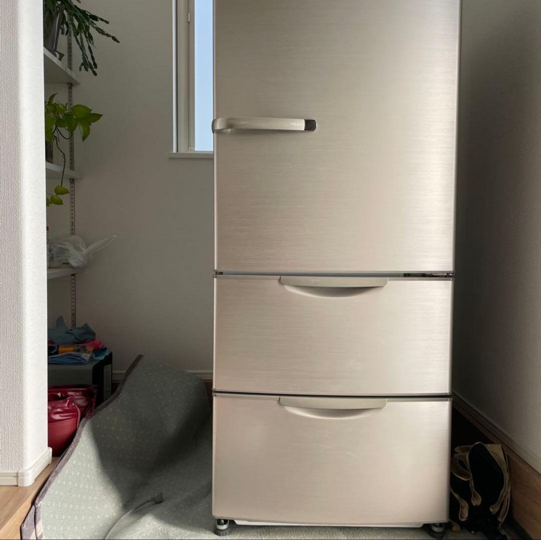 AQUA 冷蔵庫 AQR-KS27J N シャンパン 右開き 272L