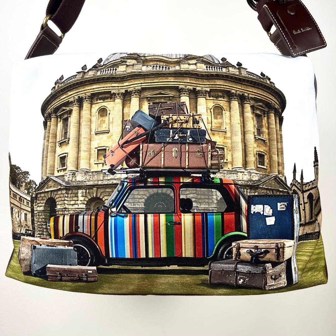 ポールスミス　ショルダーバッグ　ミニクーパー　トラベル　マルチカラー　キャンバス