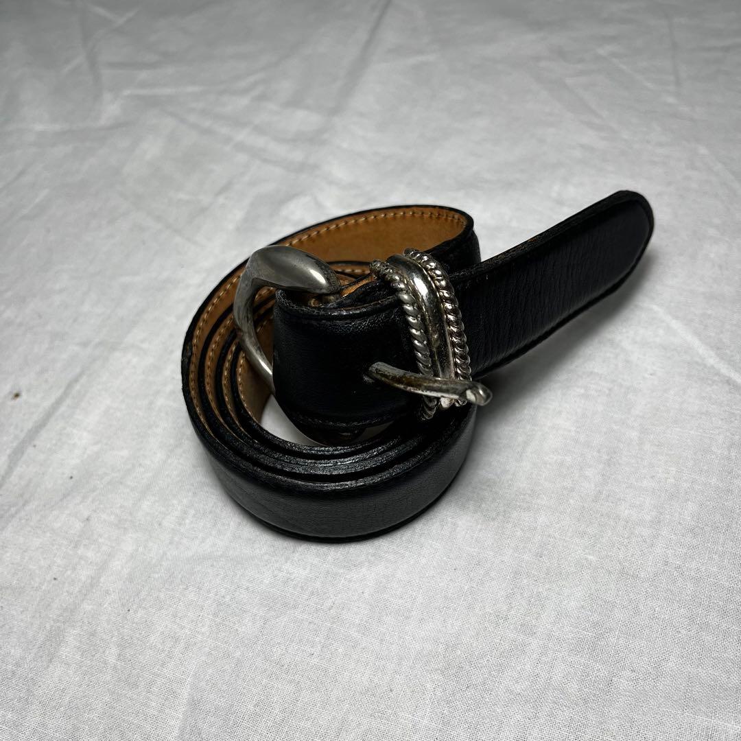 80s 90s Y2K USA製 Western belt vintage 本革