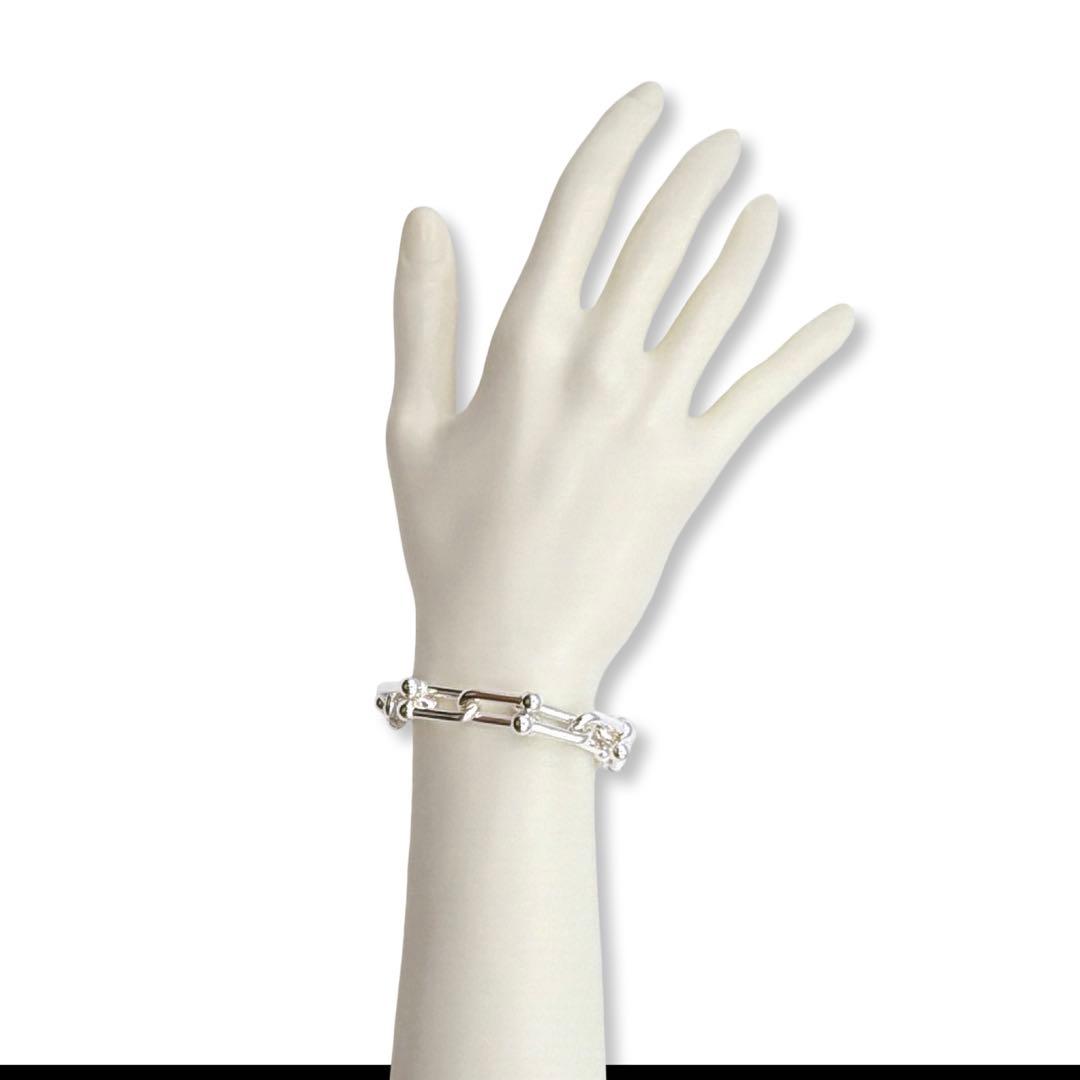 ティファニー ハードウェア ラージリンク 14コマ ブレスレット シルバー