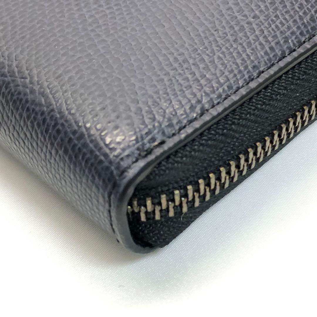 【極美品✨】　COACH コーチ　長財布　メンズ　ネイビー