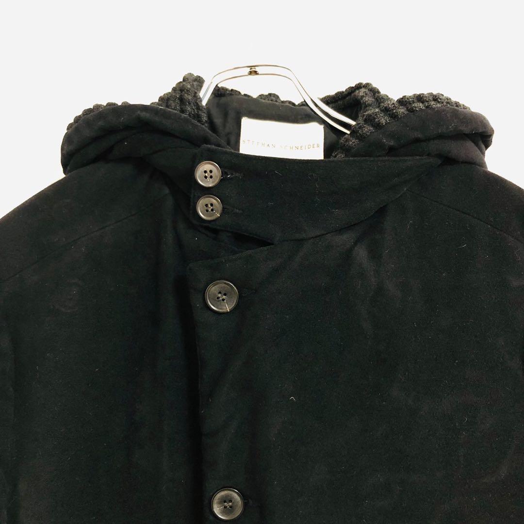 STEPHAN SCHNEIDER ロングコート　モッズコート黒b661