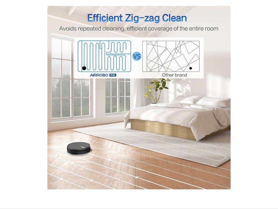 ロボット掃除機 本体 ブラック 3000Pa