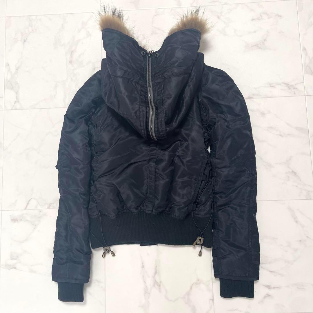 極美品 希少 アヴィレックス ヒョウ柄 フライトジャケット N-2B 短丈 S