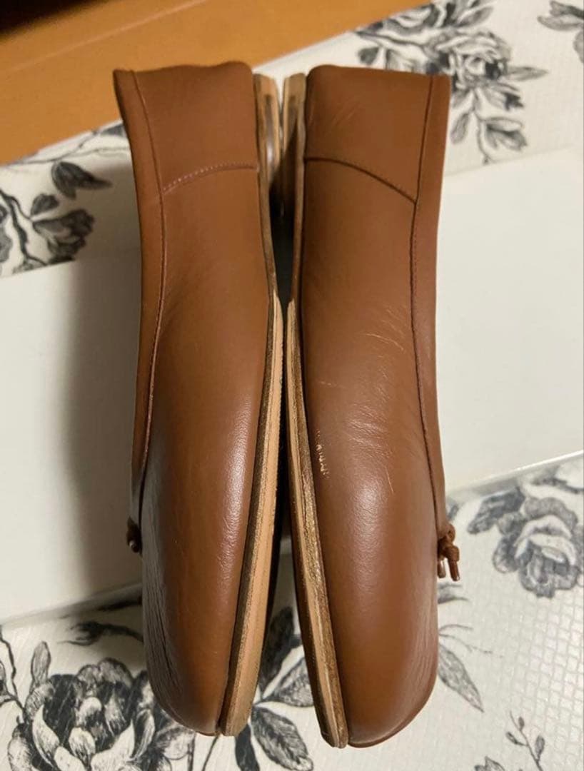 メゾン マルジェラ　足袋バレエシューズ ベージュ 36.5