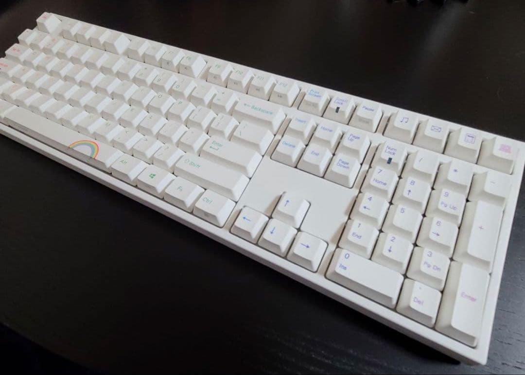 Varmilo VA108M レインボーホワイト US配列 銀軸