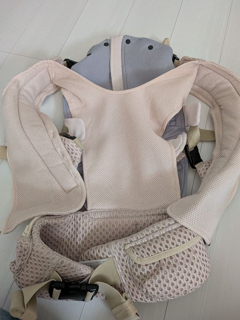 bebe swan メッシュ抱っこひも ベージュ