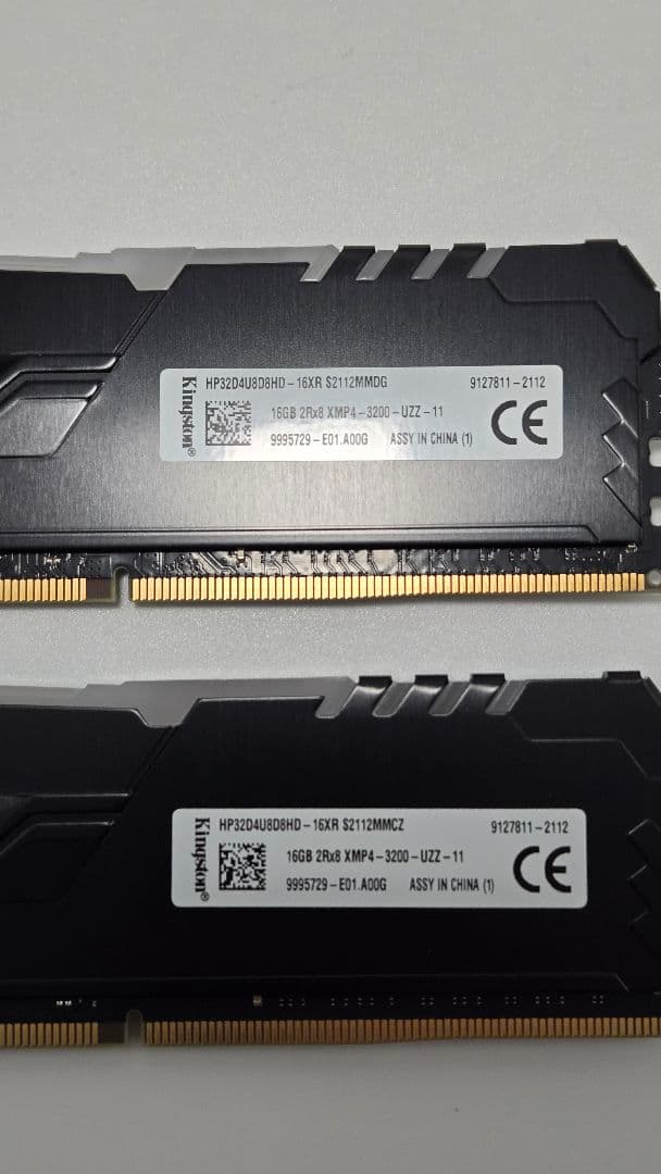 【32GB】Kingston FURY DDR4-3200 16GB×2