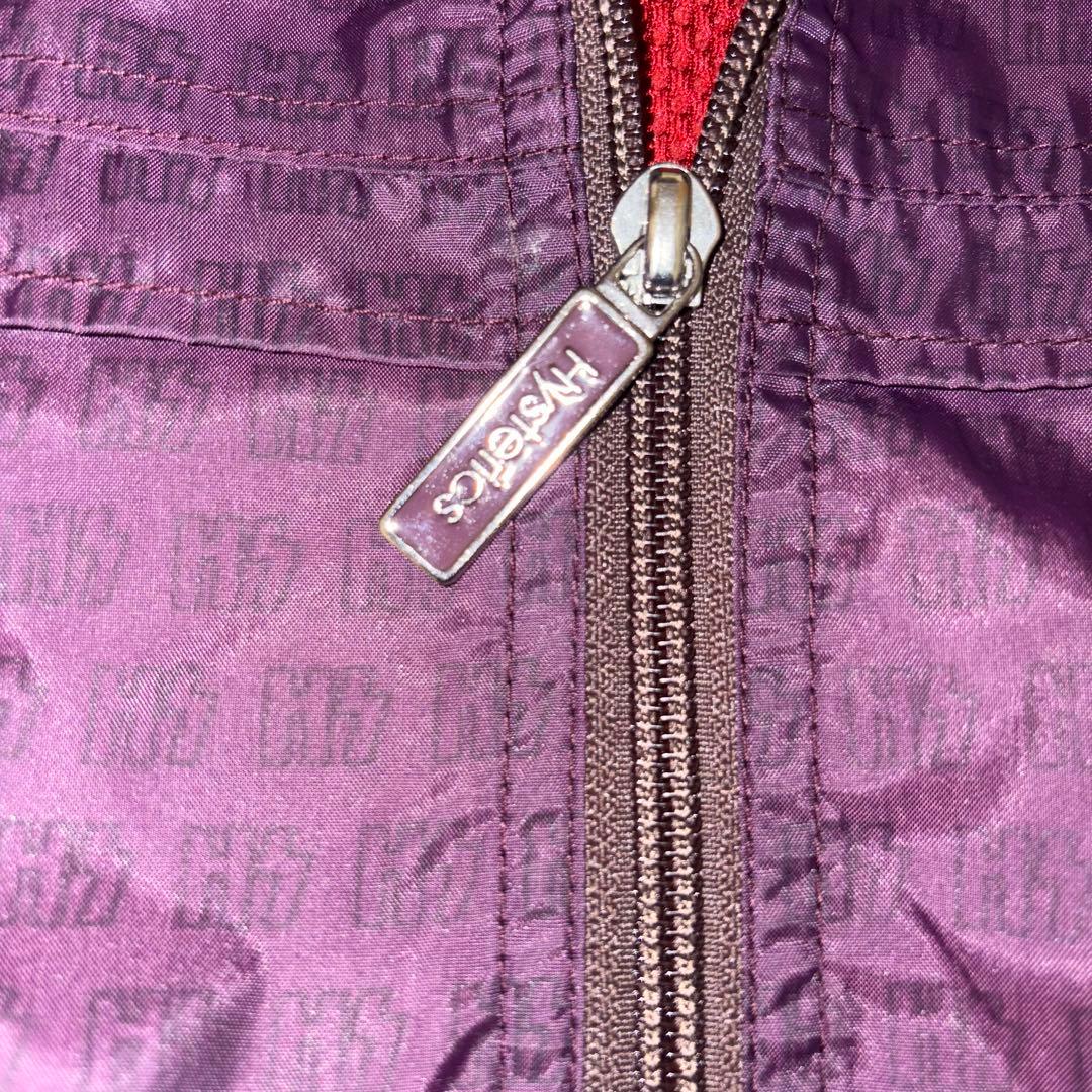 初期ヒス♬ナイロンジャケット紫茶色赤y2k00s総柄ma-1スタンドネック短丈