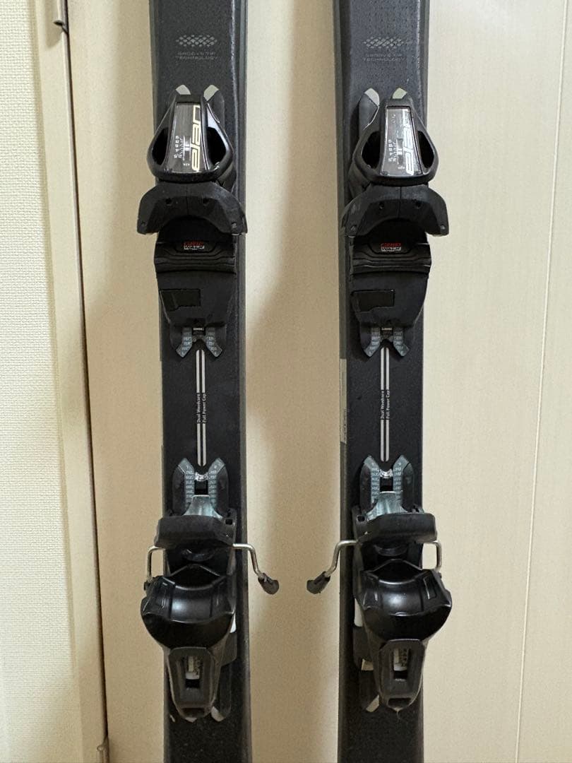 エラン ブラック スキー板 アルペンバインディング付き