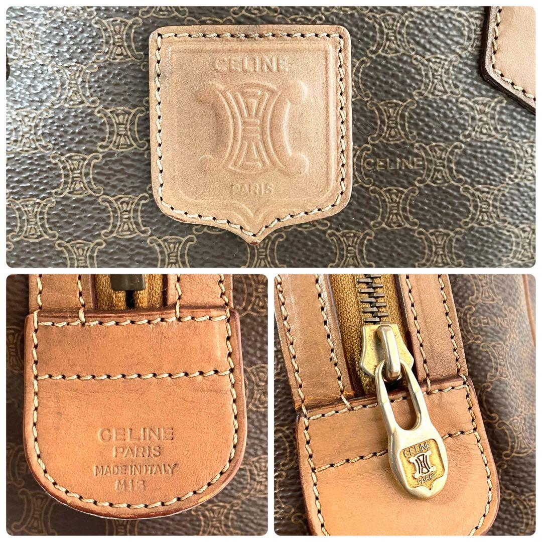 【良品】セリーヌ 2way ハンドバッグ トリオンフ マカダム