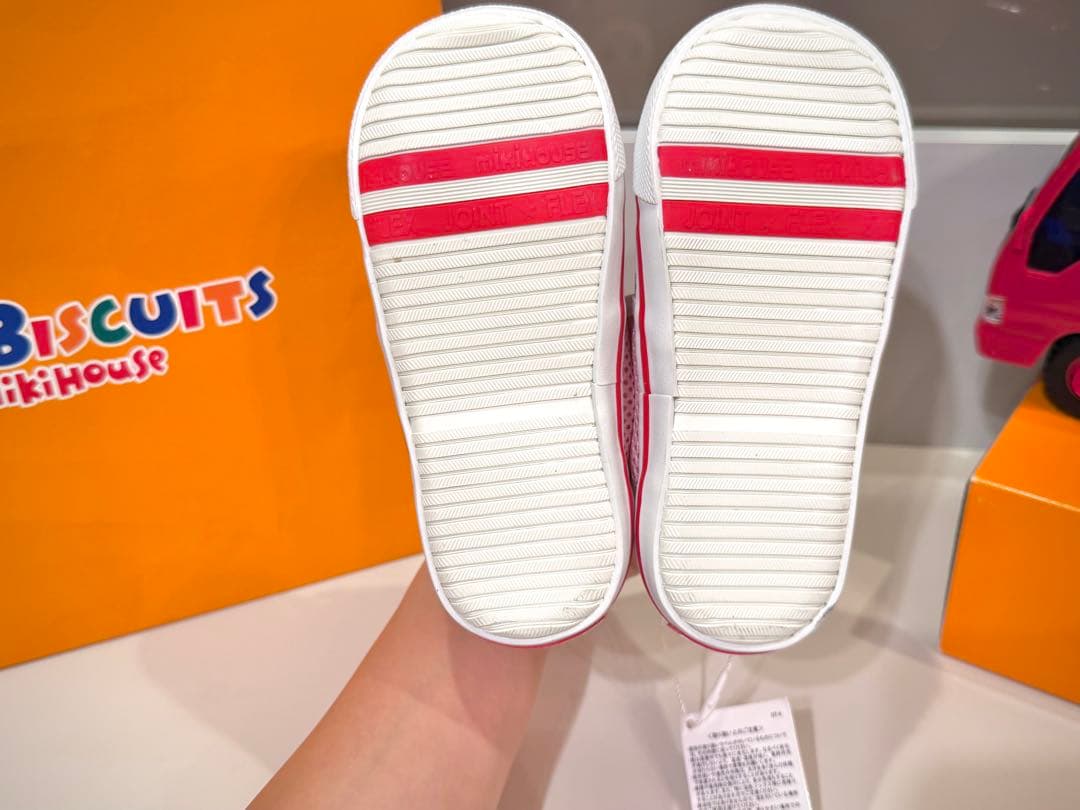 ミキハウススニーカー17HOT BISCUITSスニーカー　兎　キッズスニーカー