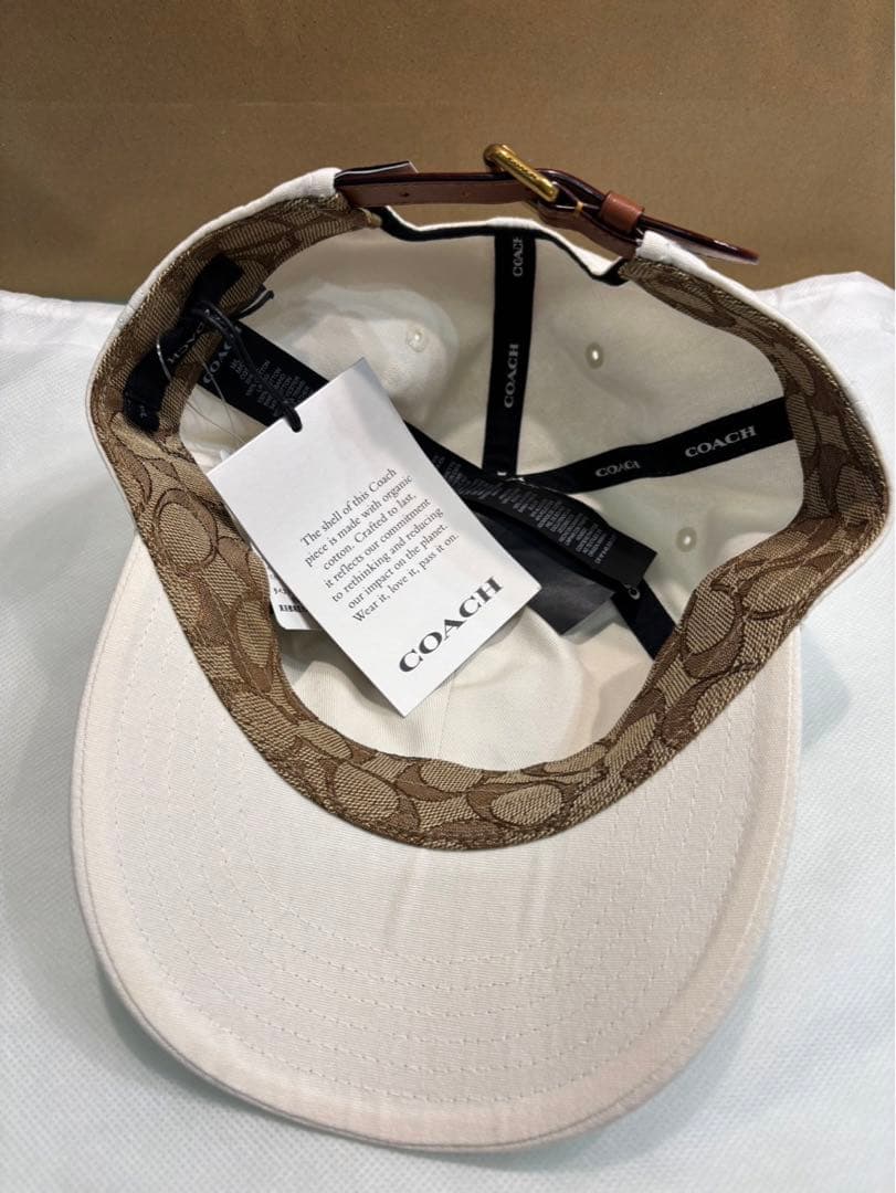 【新品本物】COACHコーチレキシーベースボールキャップシグネチャー帽子キャップ