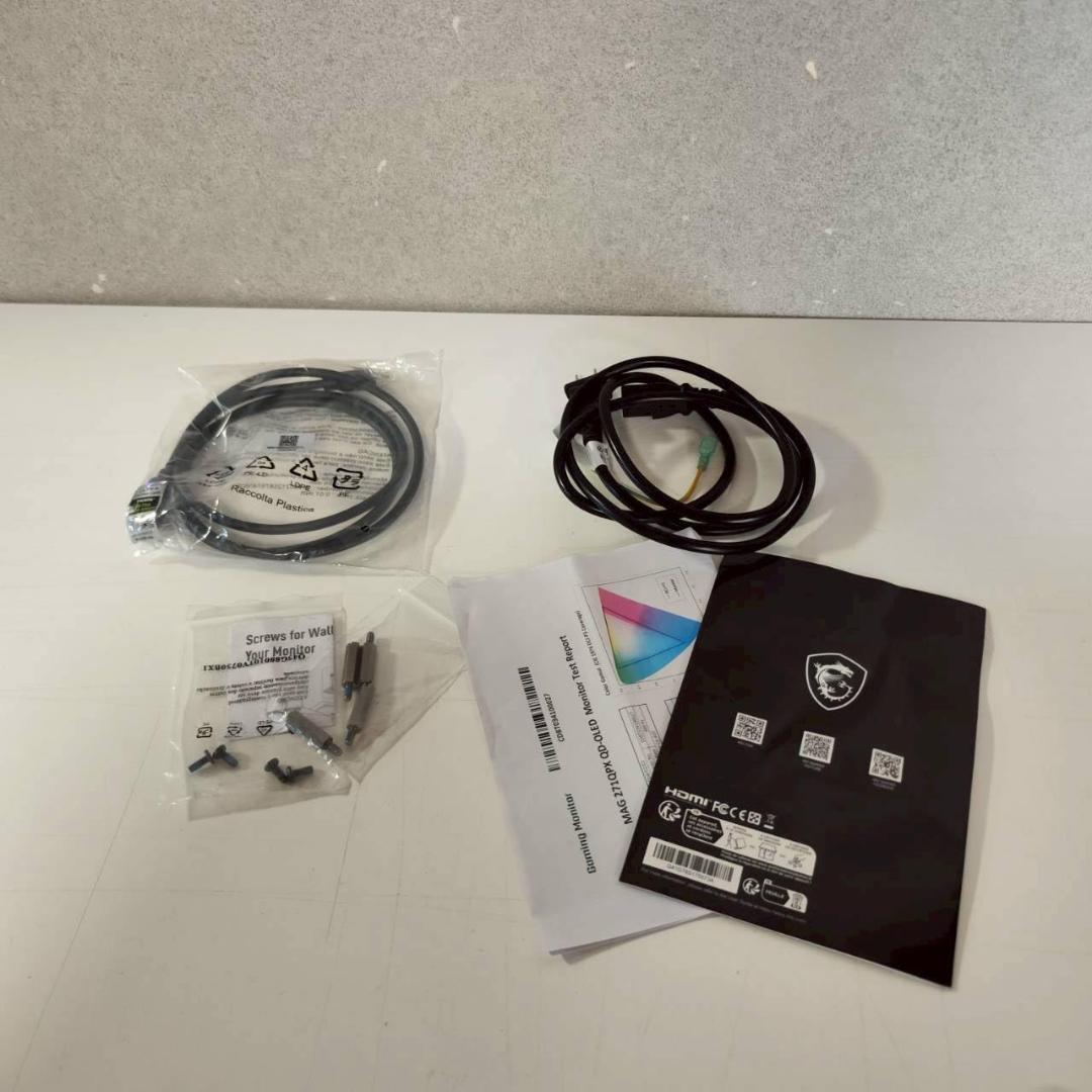 美品 MSI 26.5インチ 360Hz QD-有機EL ゲーミングモニター