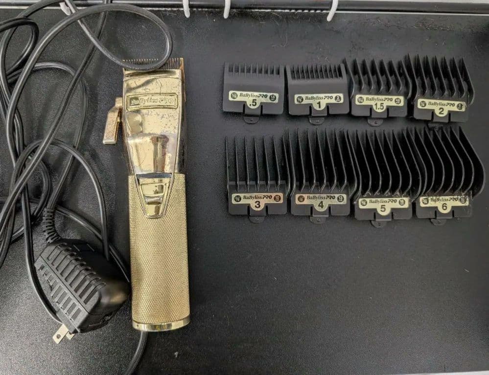 BaByliss PRO ゴールドバリカン コーム8個付き