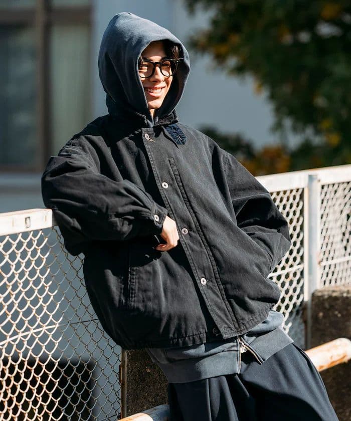 NAUTICA 中綿クラッシュド ダックブルゾン