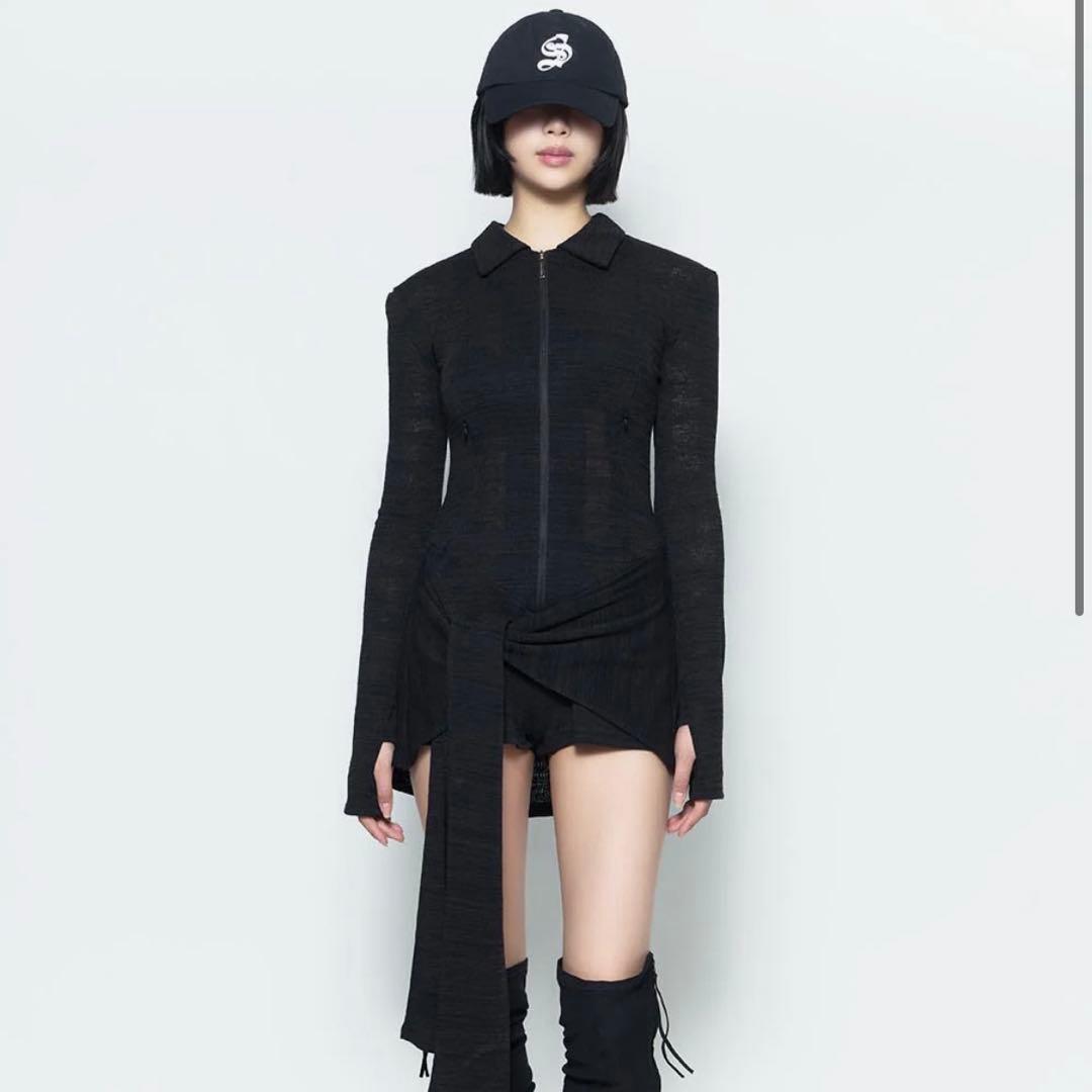 トップス theredthread S drape romper