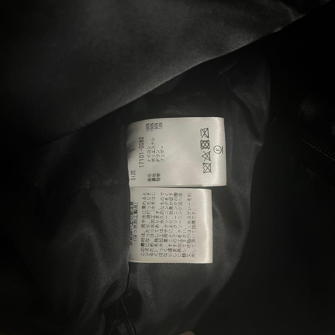 CLANE BALLOON SHORT DOWN JACKET ブラック