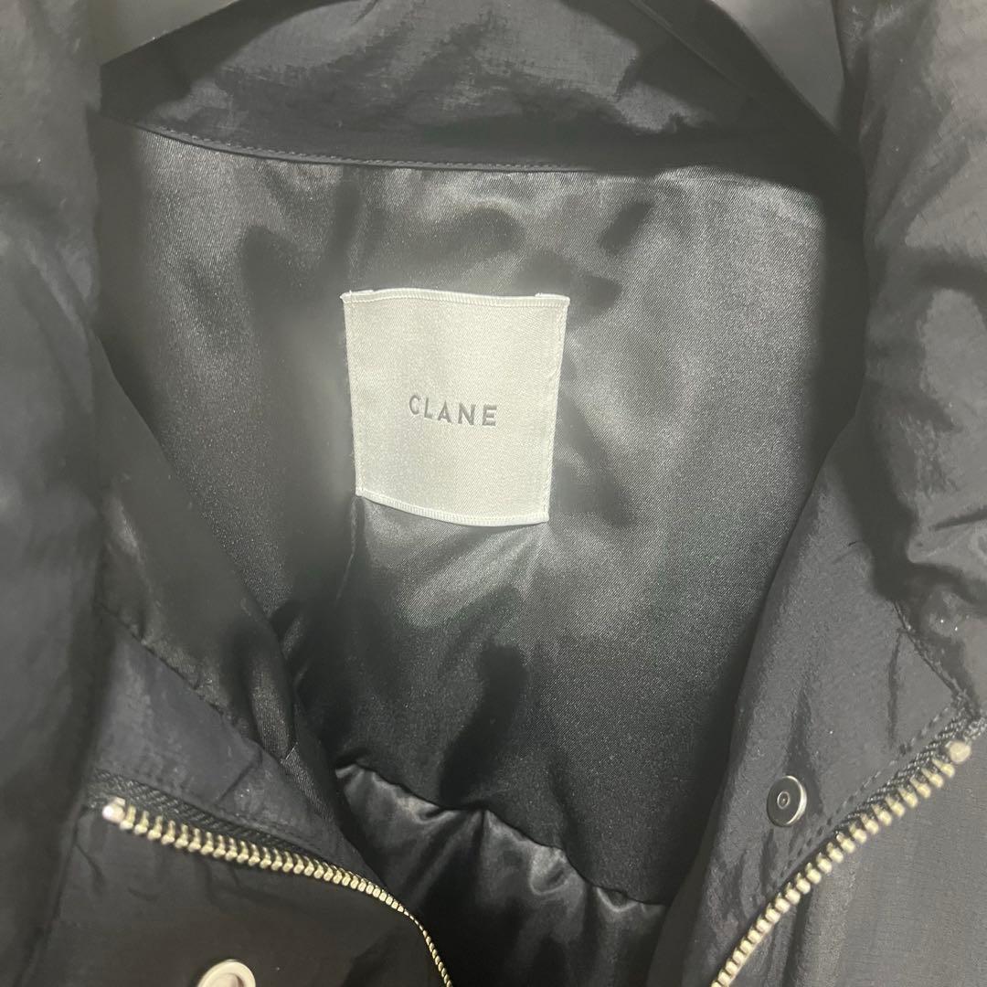 CLANE BALLOON SHORT DOWN JACKET ブラック