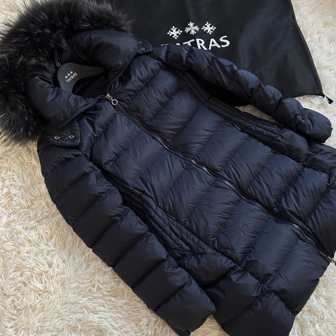 【極美品】22AW タトラス SARMA ダウンコート ネイビー 濃紺 01 S