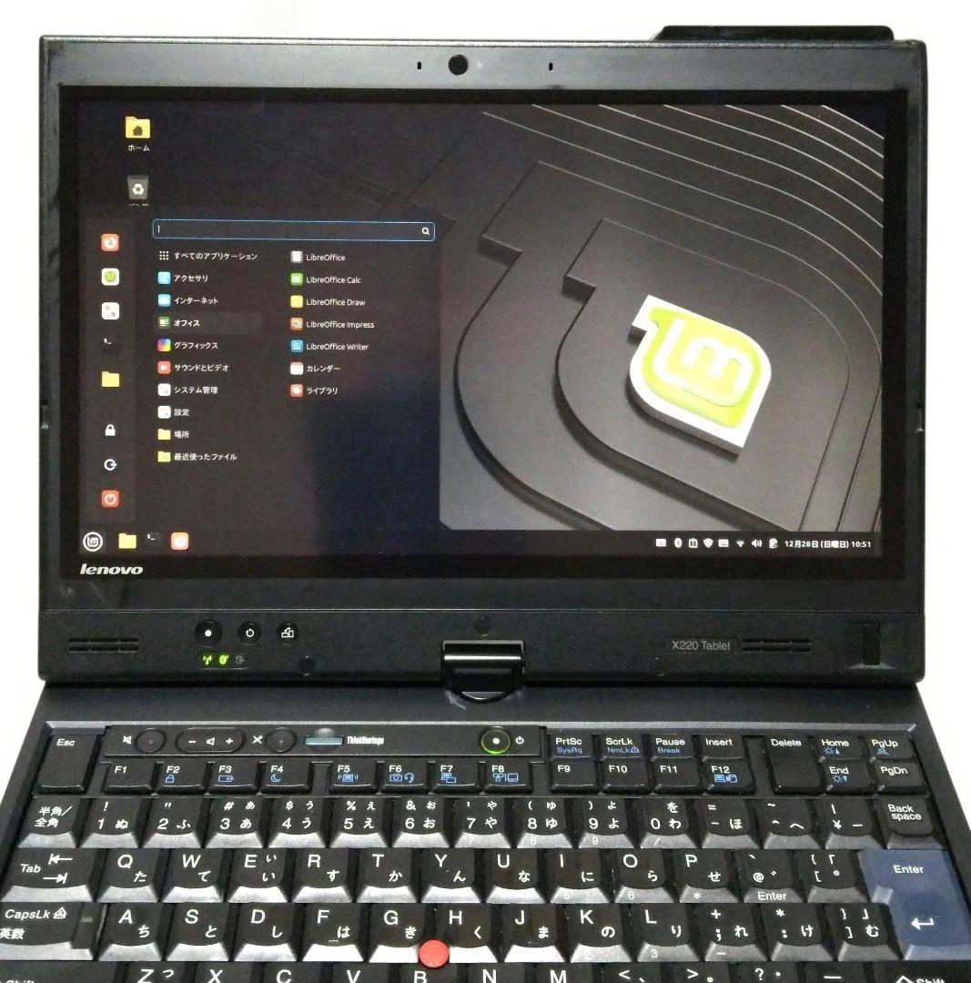 ThinkPad X220 Tablet　i5／8G／384G／デュアルブート