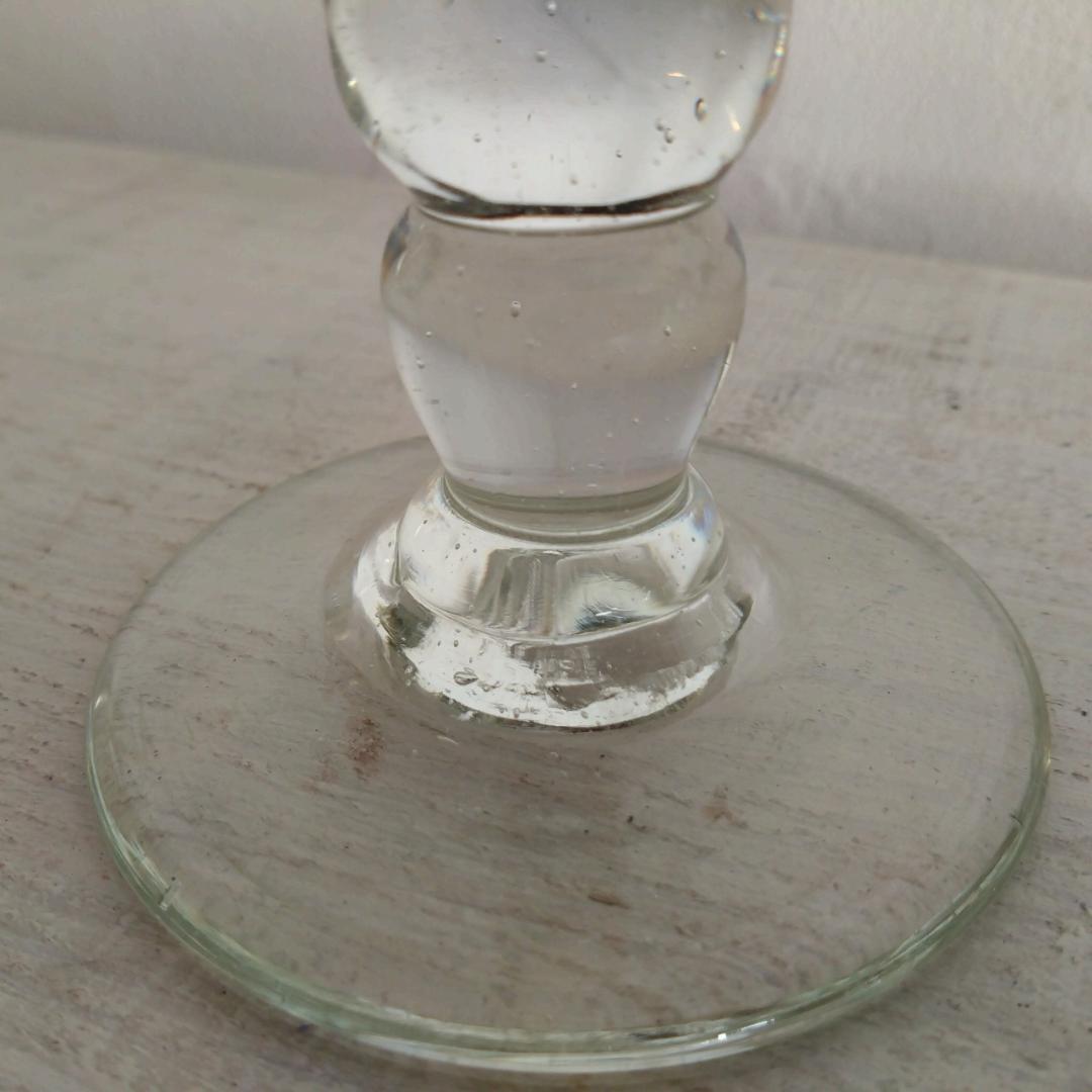 ガラス製　キャンドル立て　蝋燭立て