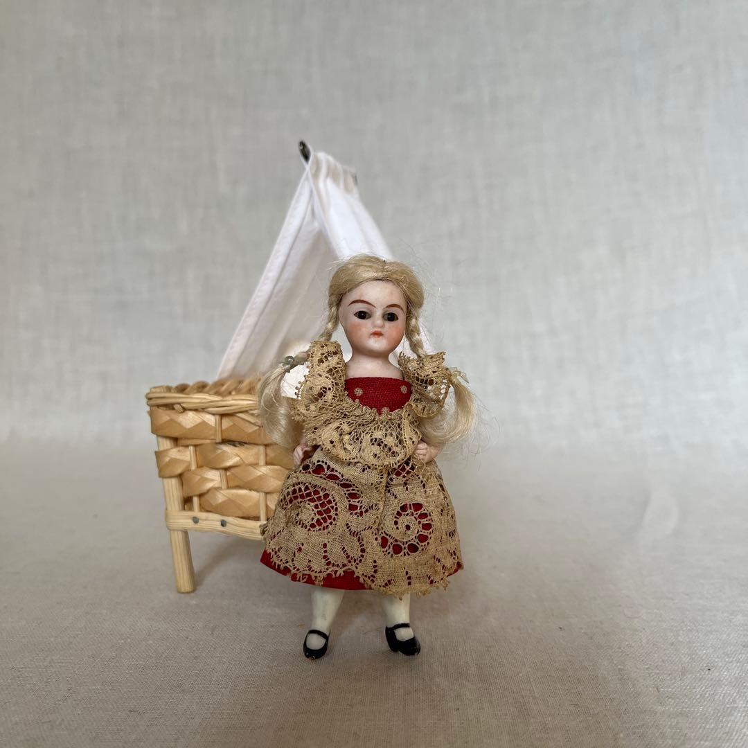 ドイツ　アンティーク　ビスクドール　ミニョネット