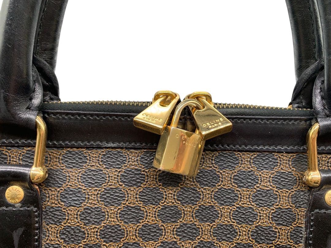 CELINE （セリーヌ）ヴィンテージ マカダム トラベルバッグ