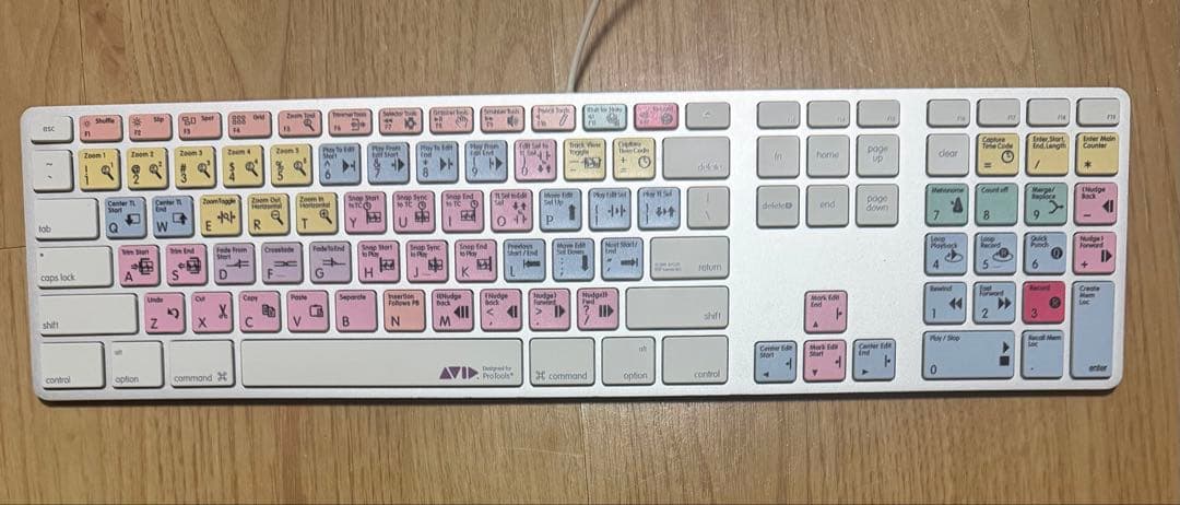 Avid Pro Tools Mac用キーボード