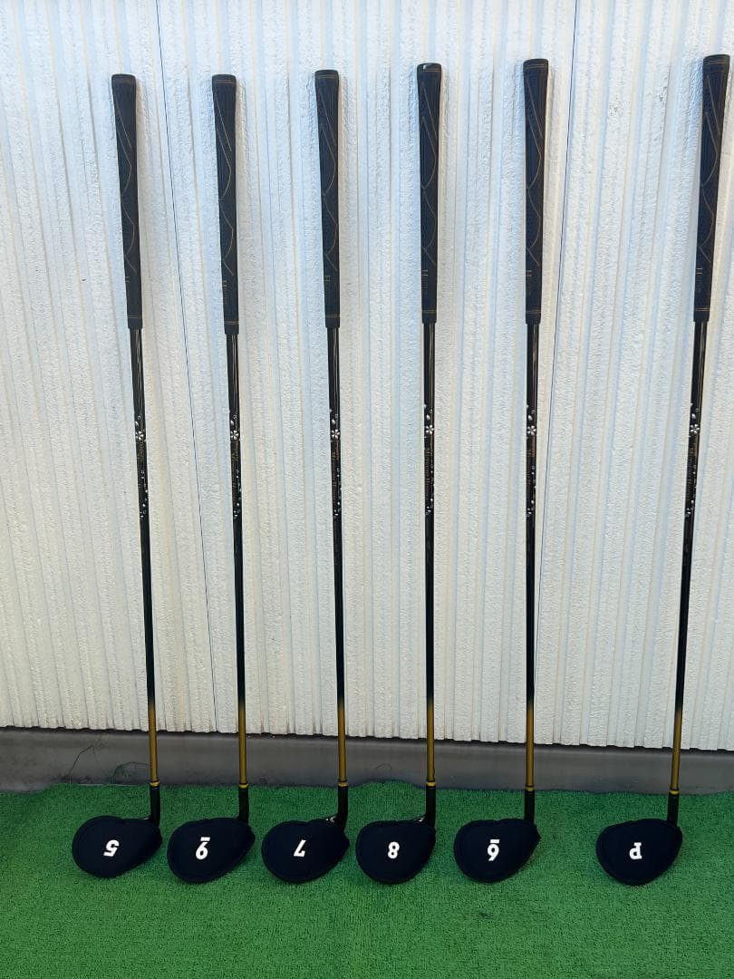 ぼ*ん様 MUTSUMI HONMA MH777 ワンレングス アイアンセット