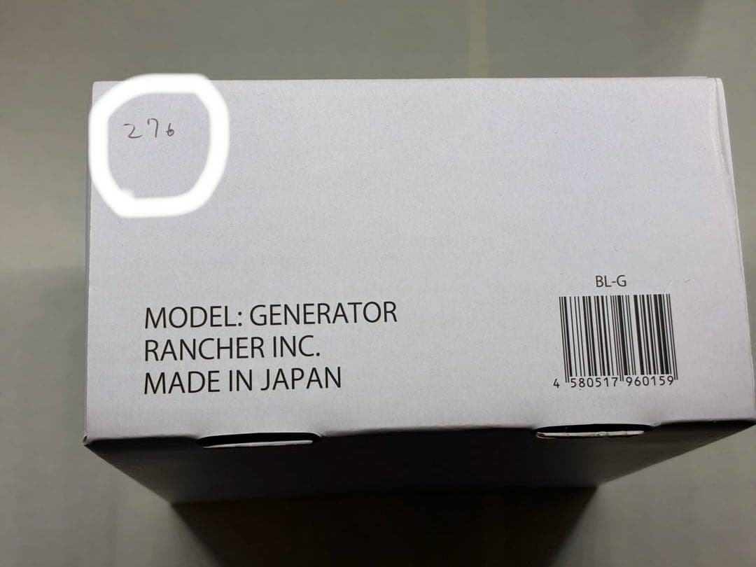 goat blue series generator アダプター付き