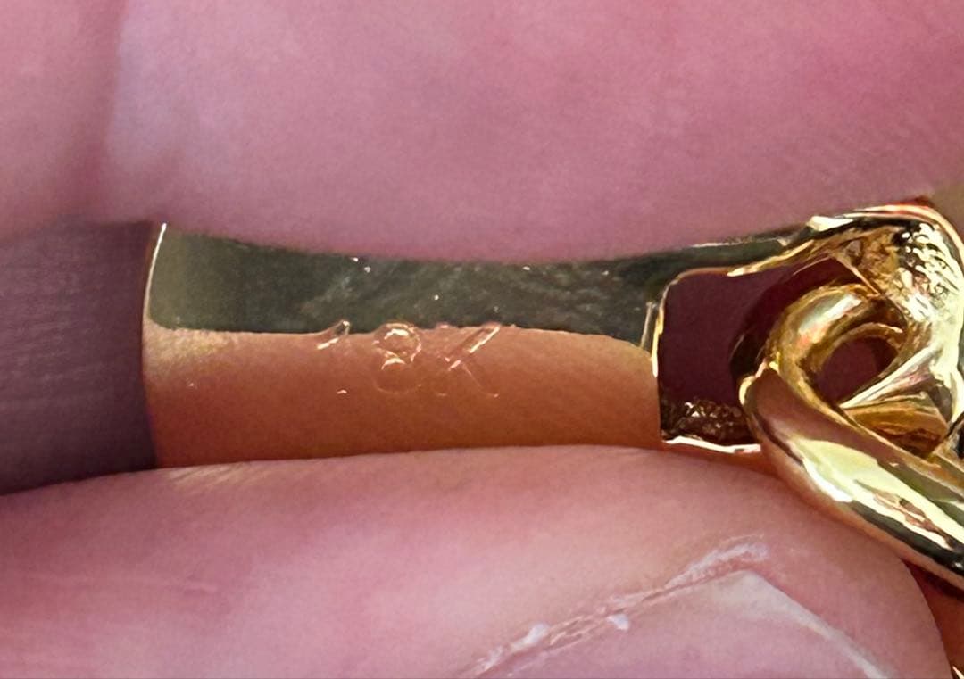 「完全早い者勝ち」18k ゴールドブレスレット