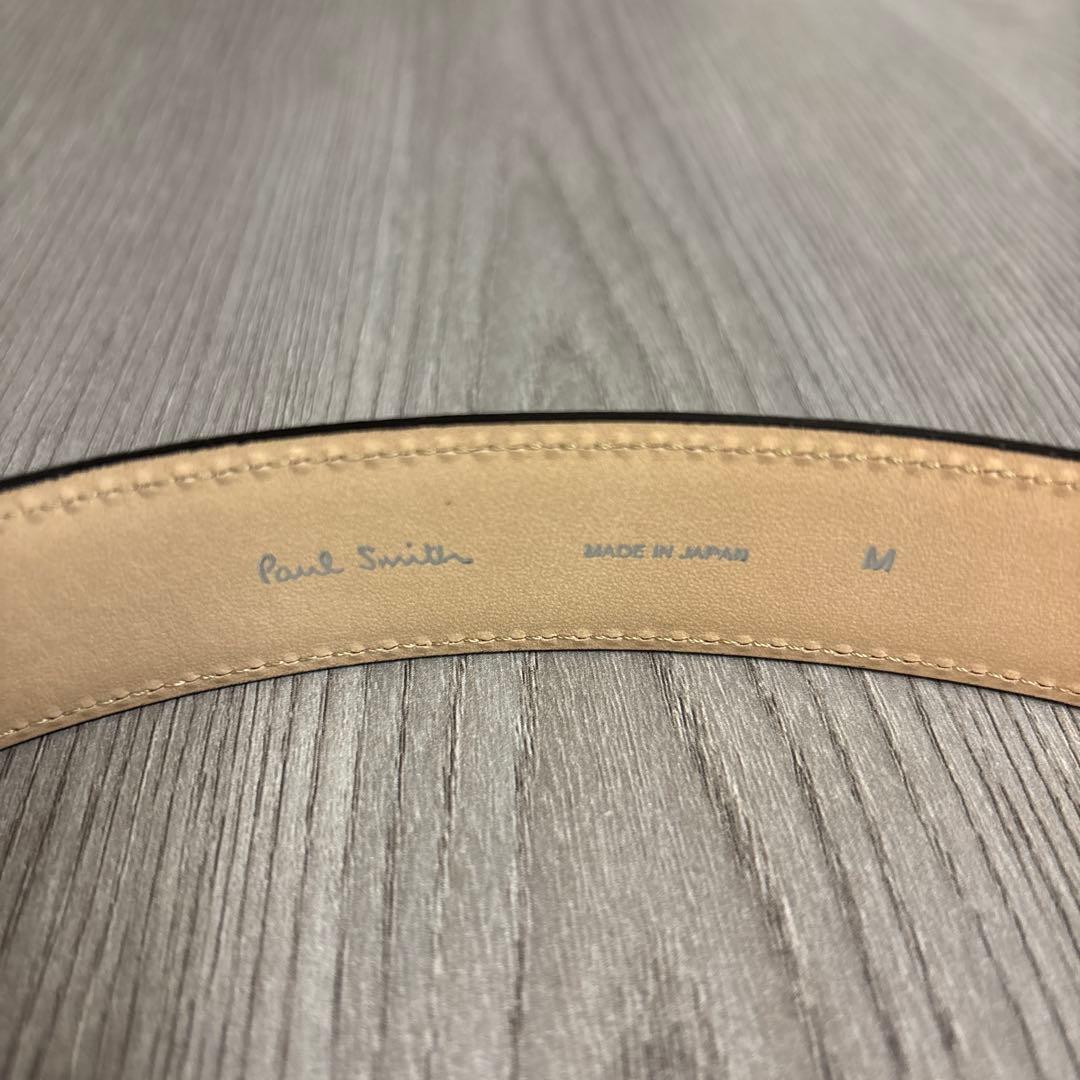 Paul Smith ブラック レザーベルト Mサイズ