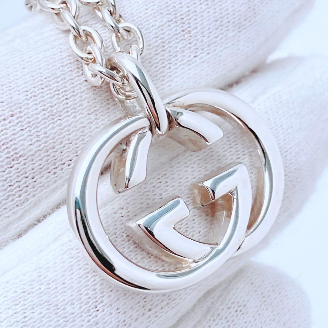 極美品 グッチ GUCCI 925 ネックレス シルバー チェーン Y710