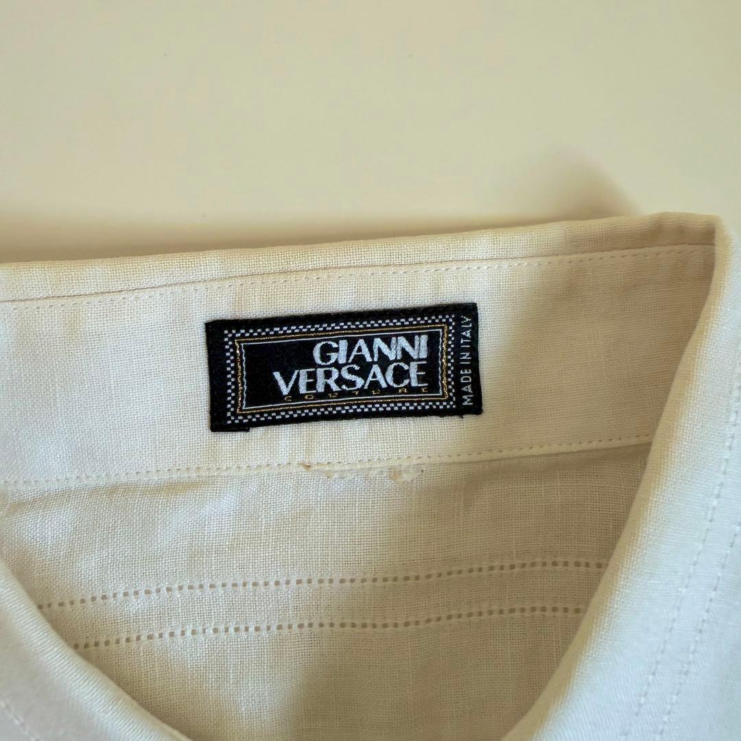 【GIANNI VERSACE】1990s Refined L/S Shirt