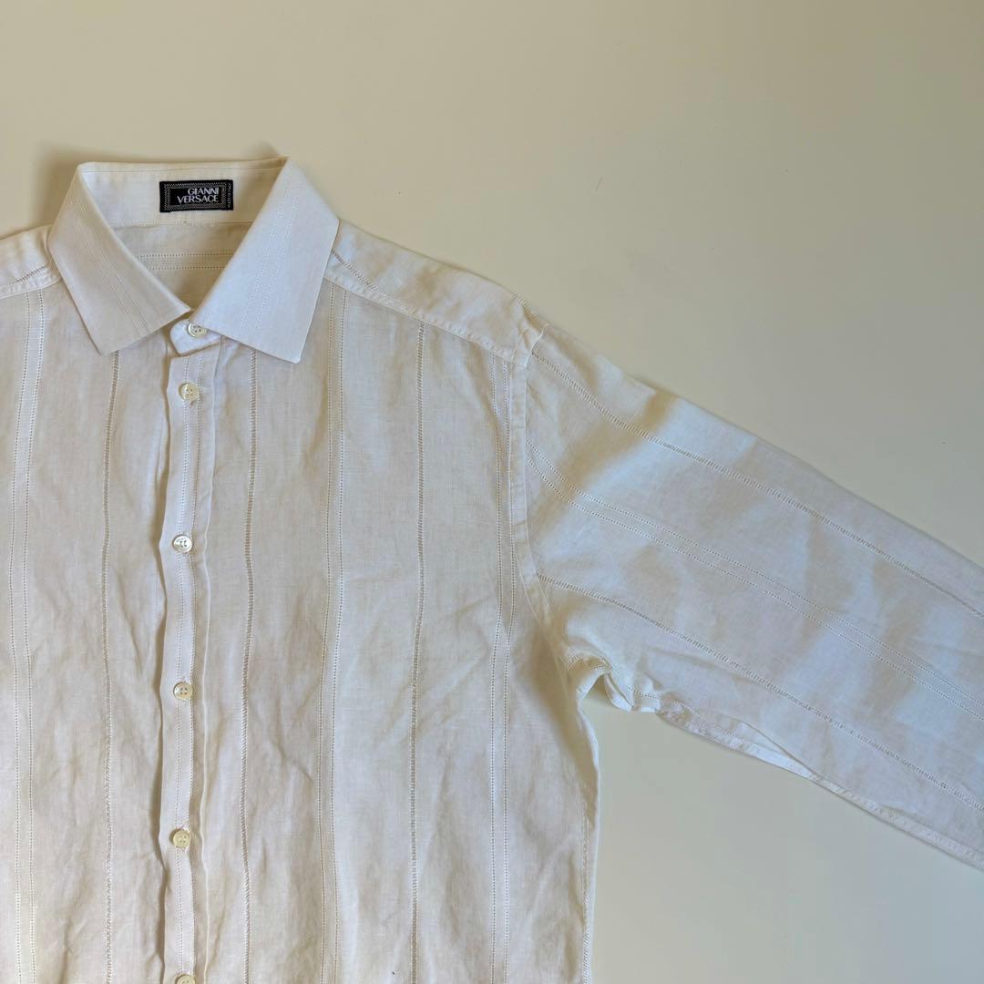 【GIANNI VERSACE】1990s Refined L/S Shirt