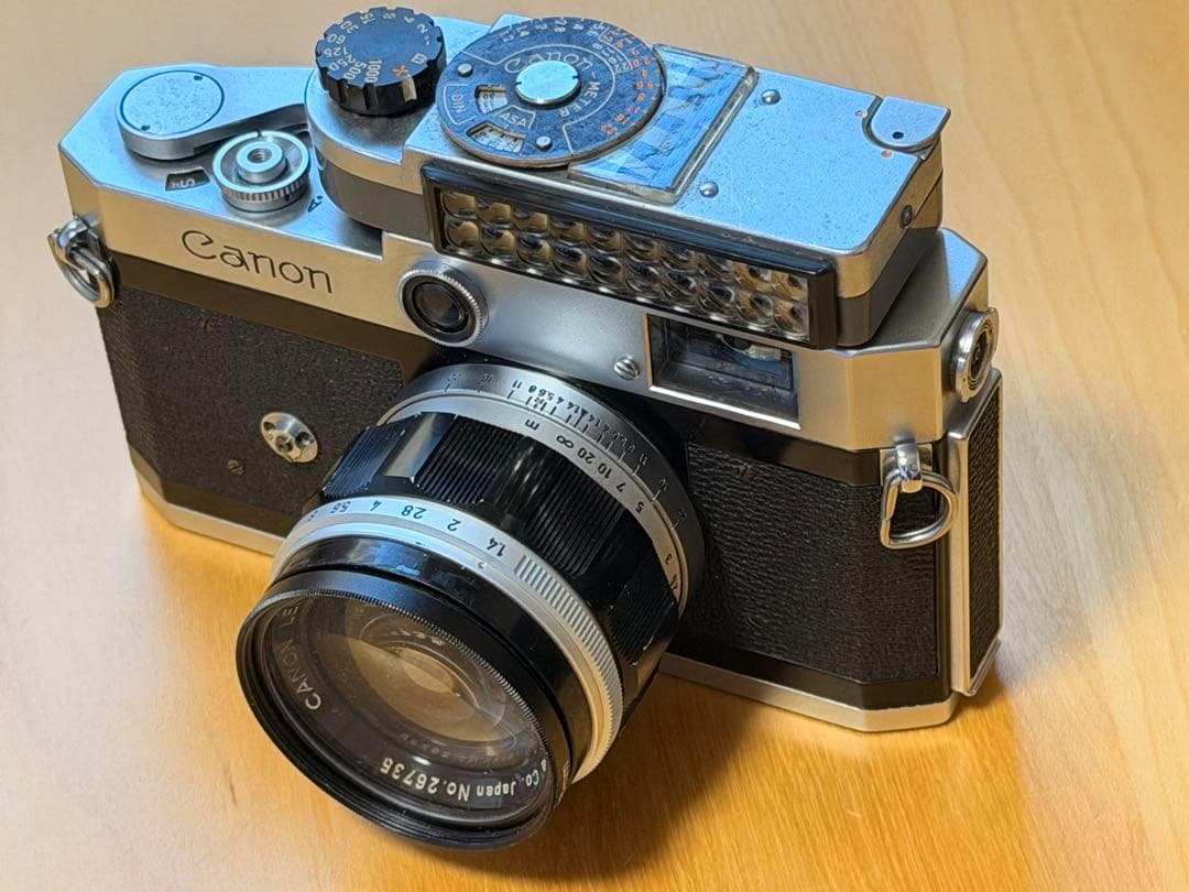 ジャンク Canon P + 50mm f1.4 レンズセット