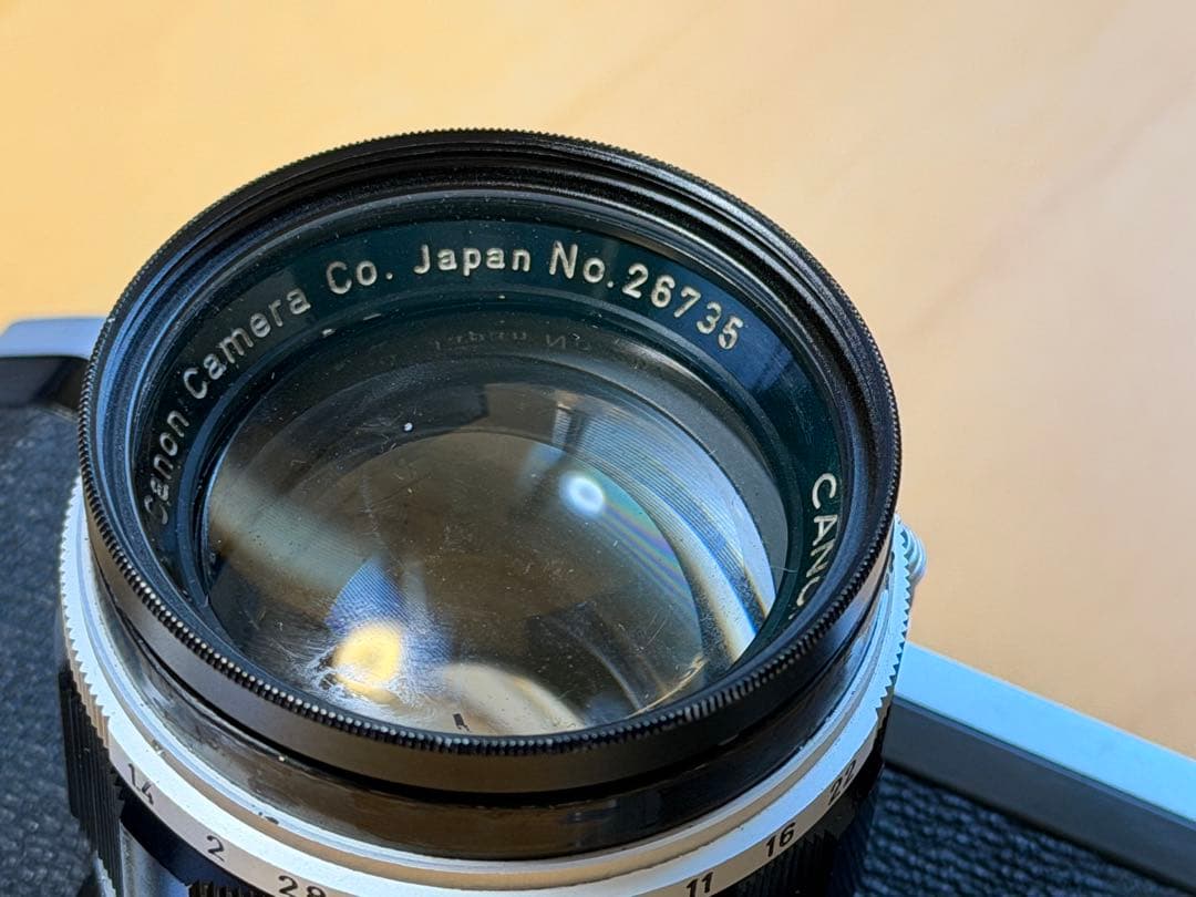 ジャンク Canon P + 50mm f1.4 レンズセット