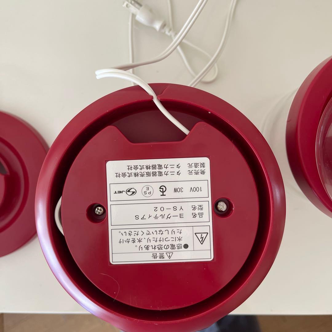 TANICA YS-02G ヨーグルティアS レッドHARIOガラス容器2個