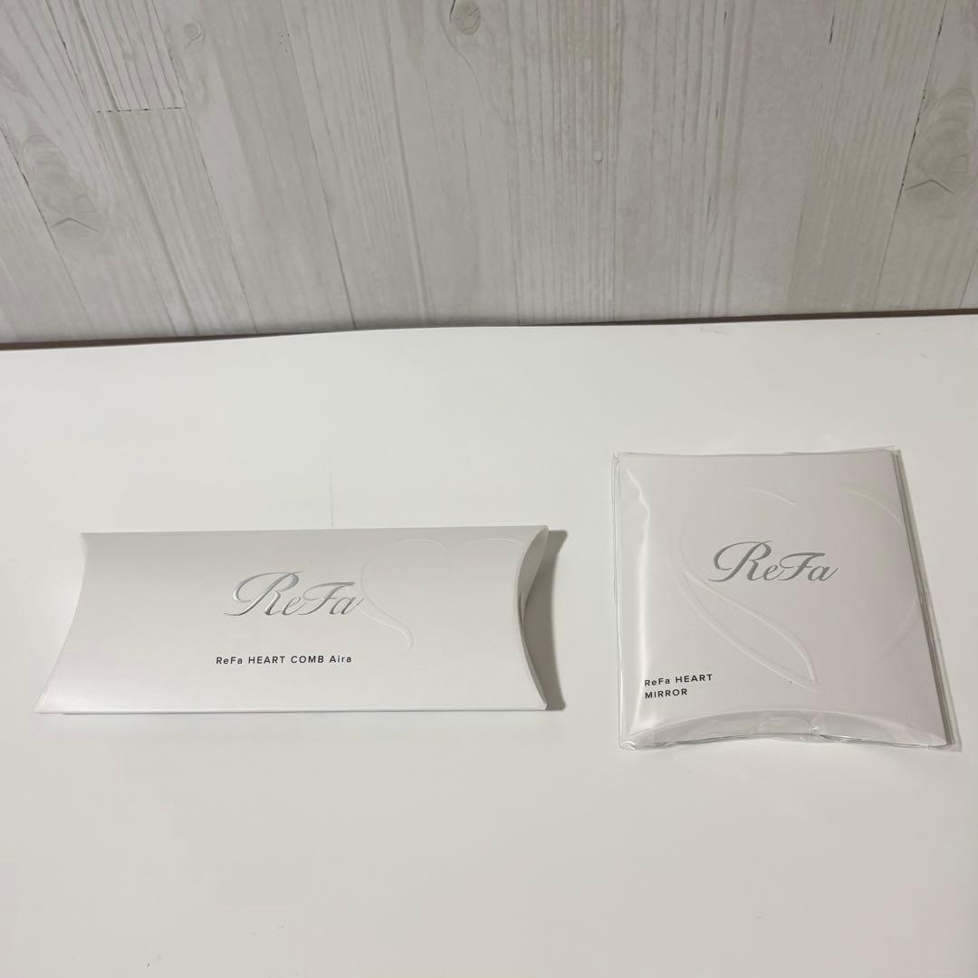 リファ ハートコームアイラ シルキーピンク ハートミラー シルキーピンク セット