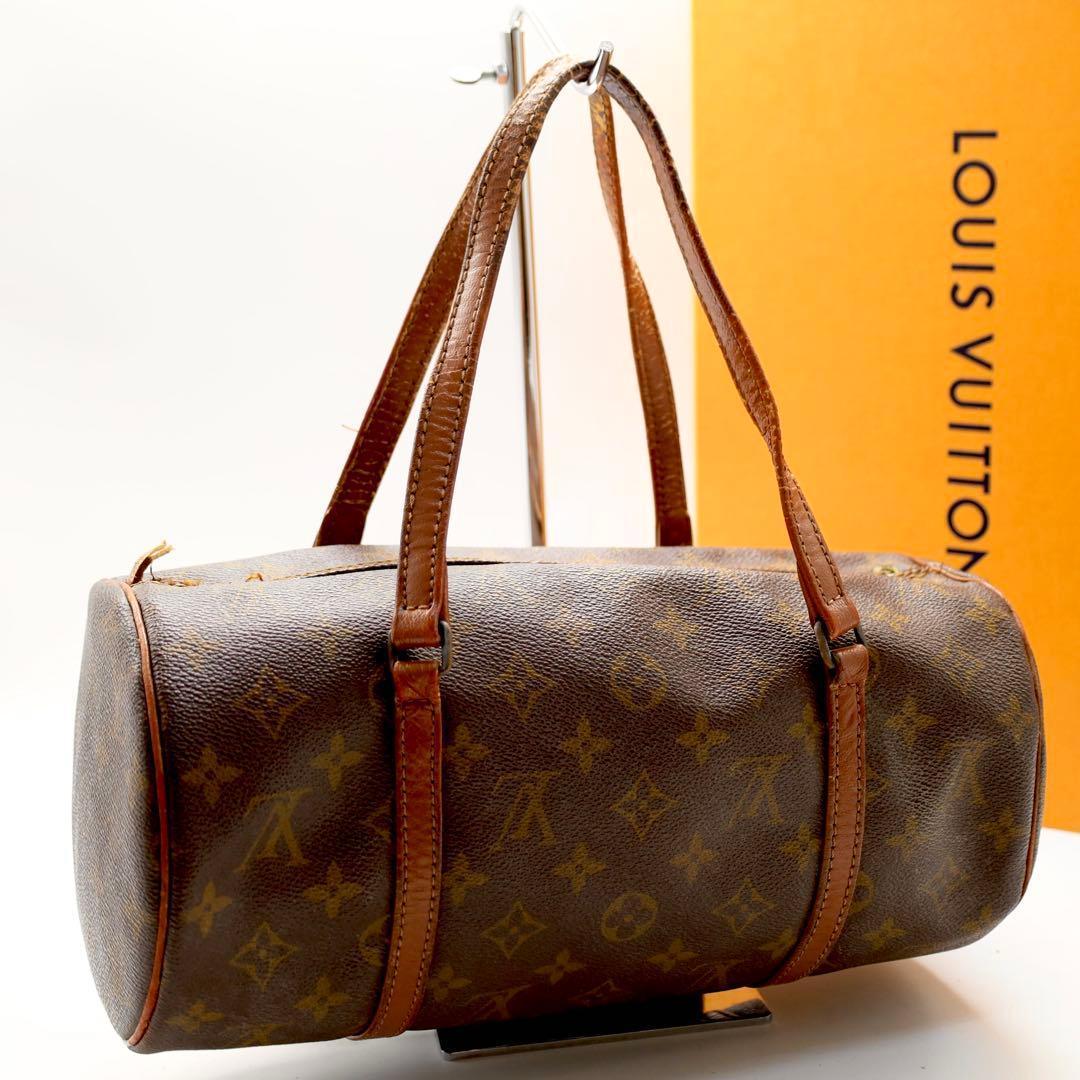 【美品】　ルイヴィトン　パピヨン30 モノグラム　親子　ポーチ付き　ボストン