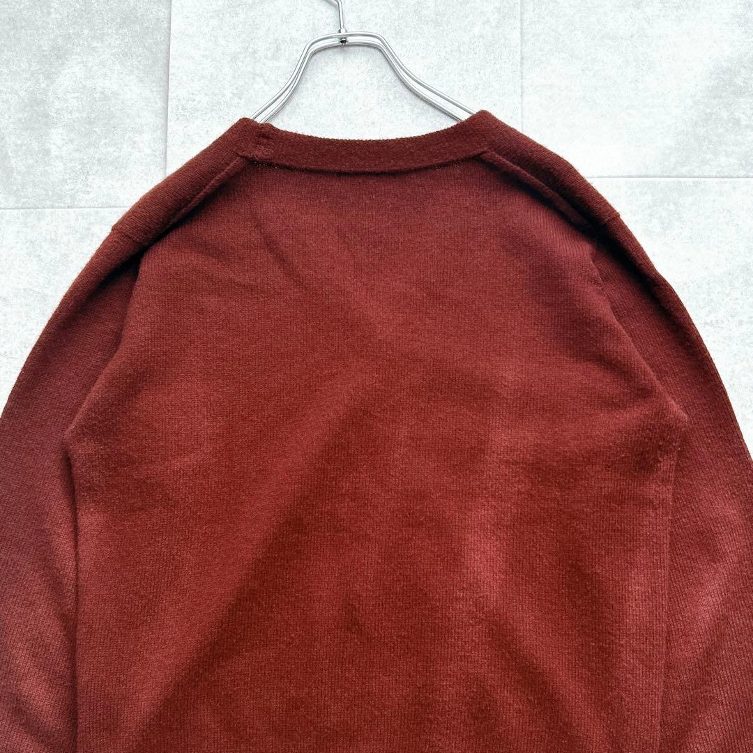 美品✨ マーガレットハウエル 22AW カシミヤコットンカーディガン えんじ Ⅱ