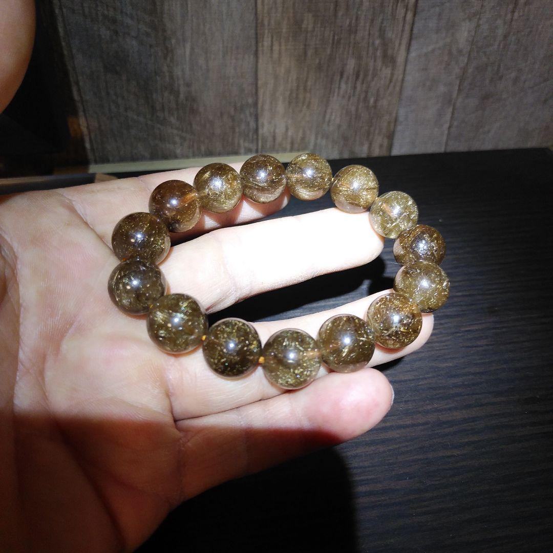 た*ん様 ルチルクォーツ ゴールド ブレスレット